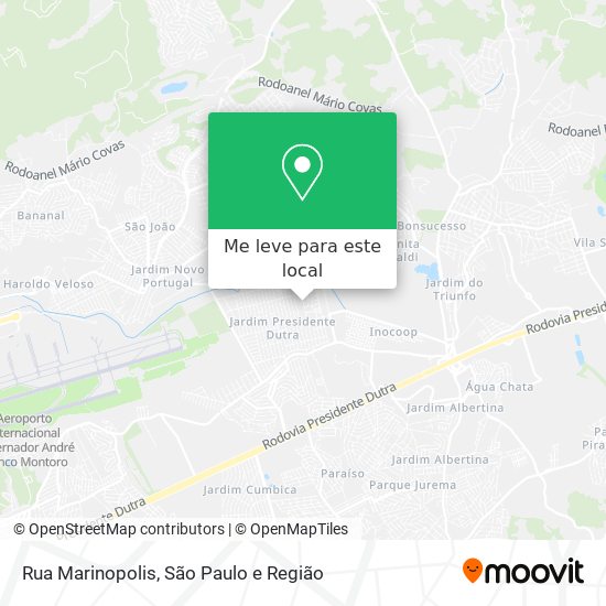 Rua Marinopolis mapa