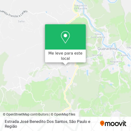 Estrada José Benedito Dos Santos mapa