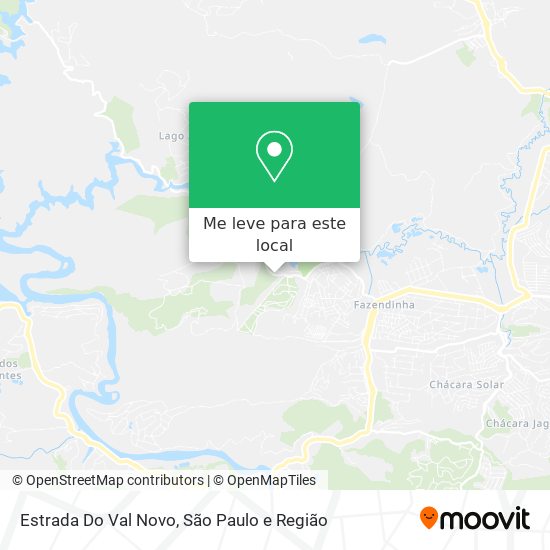 Estrada Do Val Novo mapa