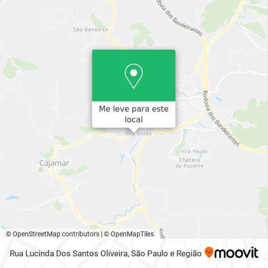 Rua Lucinda Dos Santos Oliveira mapa