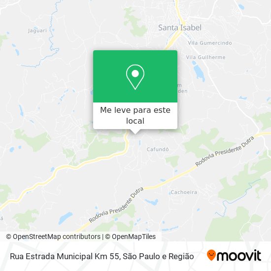 Rua Estrada Municipal Km 55 mapa