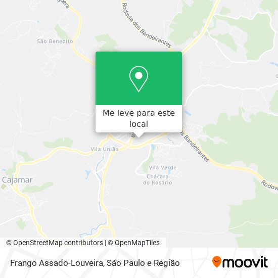 Frango Assado-Louveira mapa