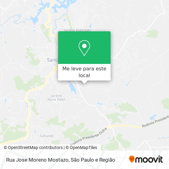 Rua Jose Moreno Mostazo mapa