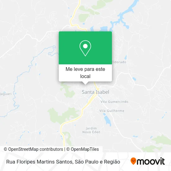 Rua Floripes Martins Santos mapa