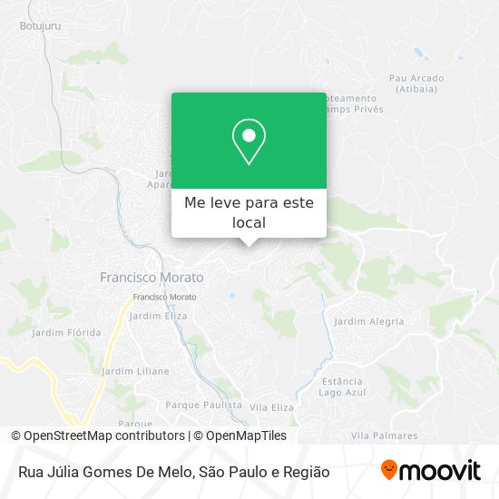 Rua Júlia Gomes De Melo mapa