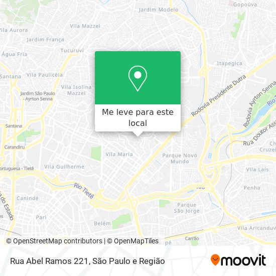 Rua Abel Ramos 221 mapa
