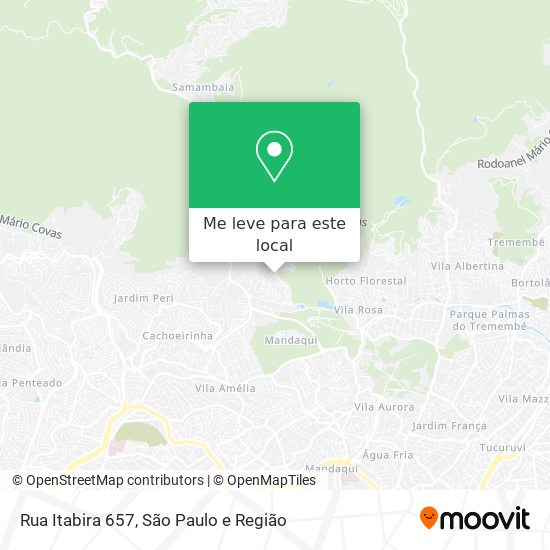 Rua Itabira 657 mapa