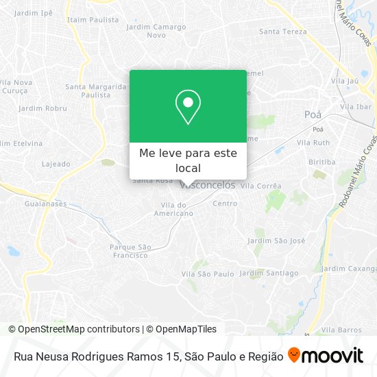 Rua Neusa Rodrigues Ramos 15 mapa