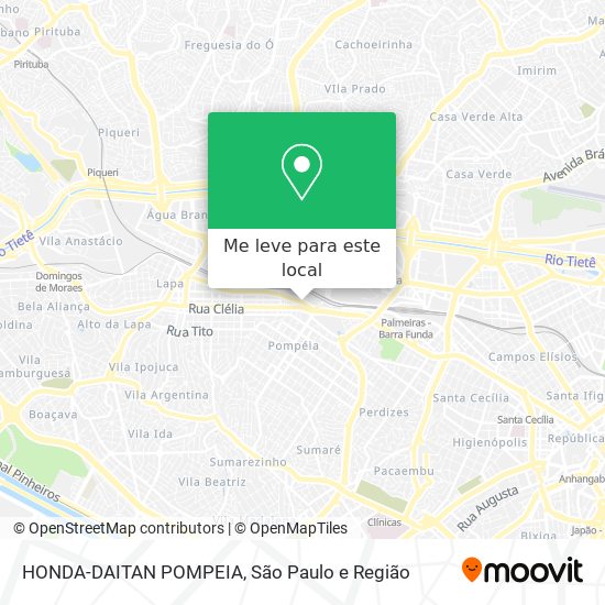 HONDA-DAITAN POMPEIA mapa