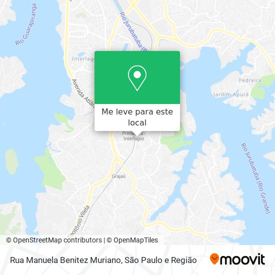 Rua Manuela Benitez Muriano mapa