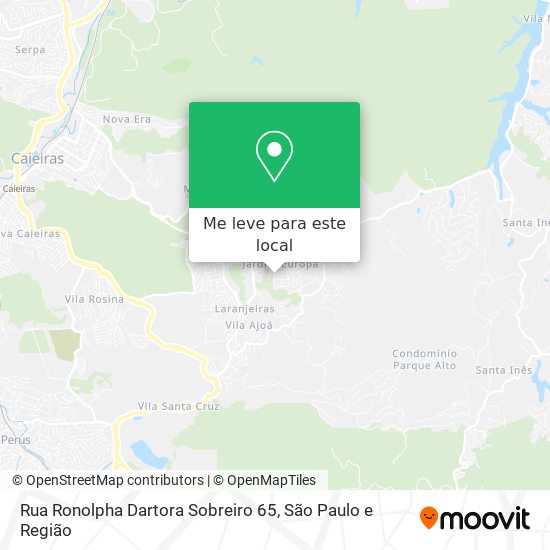 Rua Ronolpha Dartora Sobreiro 65 mapa