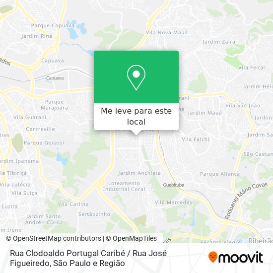 Rua Clodoaldo Portugal Caribé / Rua José Figueiredo mapa