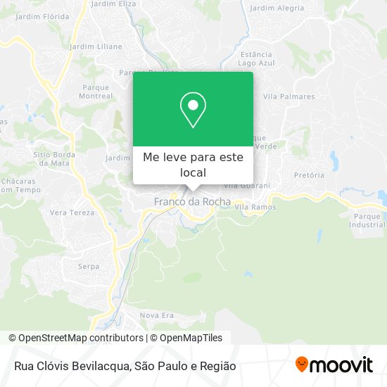 Rua Clóvis Bevilacqua mapa