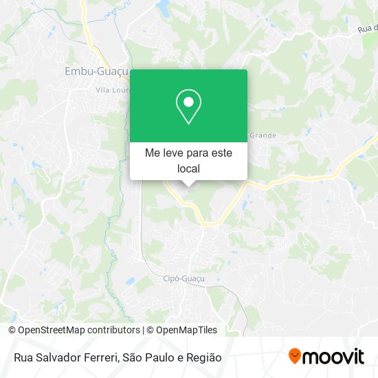 Rua Salvador Ferreri mapa