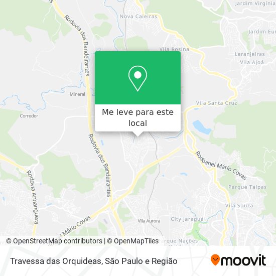 Travessa das Orquideas mapa