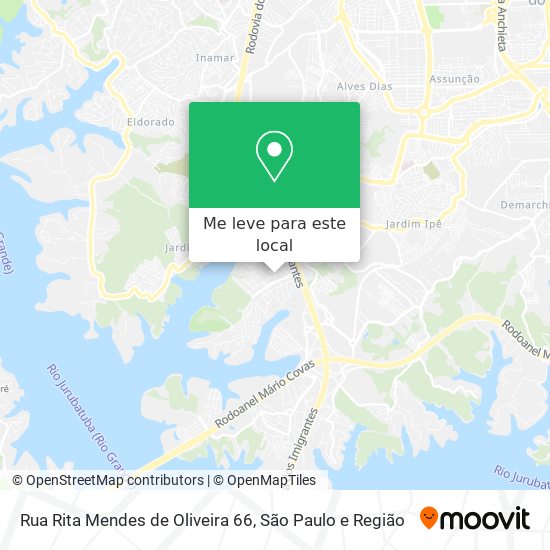 Rua Rita Mendes de Oliveira 66 mapa