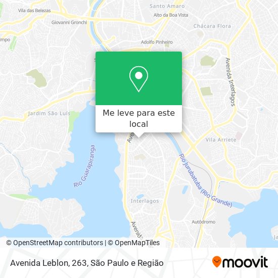 Avenida Leblon, 263 mapa