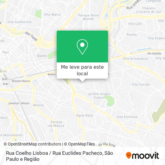 Rua Coelho Lisboa / Rua Euclides Pacheco mapa