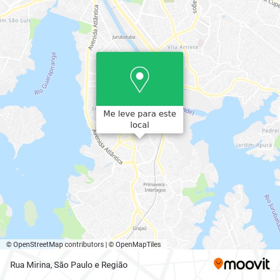 Rua Mirina mapa