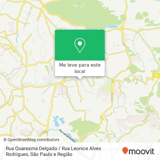 Rua Quaresma Delgado / Rua Leonice Alves Rodrigues mapa