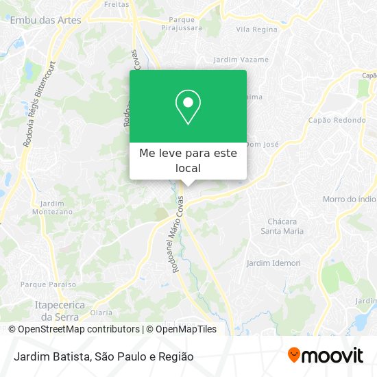 Jardim Batista mapa