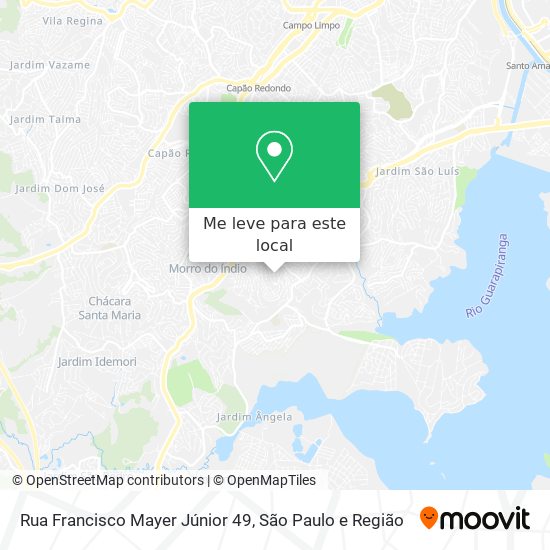 Rua Francisco Mayer Júnior 49 mapa