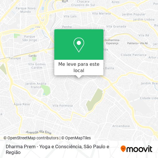 Dharma Prem - Yoga e Consciência mapa