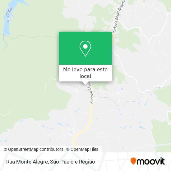 Rua Monte Alegre mapa