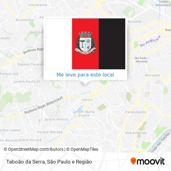 Taboão da Serra mapa