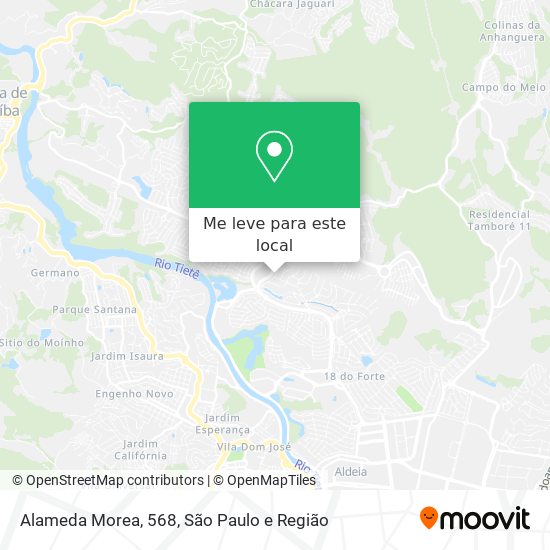 Alameda Morea, 568 mapa