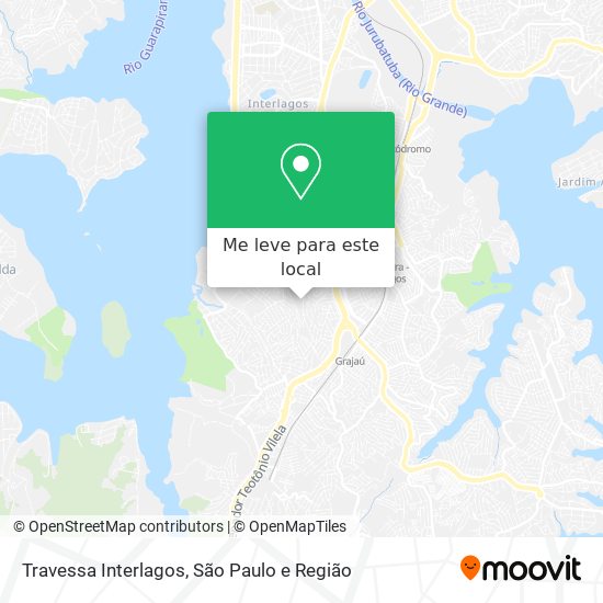 Travessa Interlagos mapa