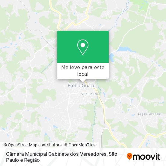 Câmara Municipal Gabinete dos Vereadores mapa