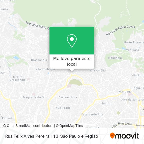 Rua Felix Alves Pereira 113 mapa
