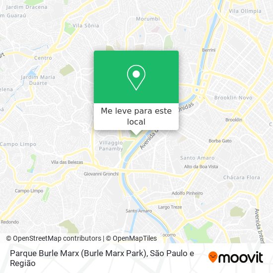 Parque Burle Marx (Burle Marx Park) mapa