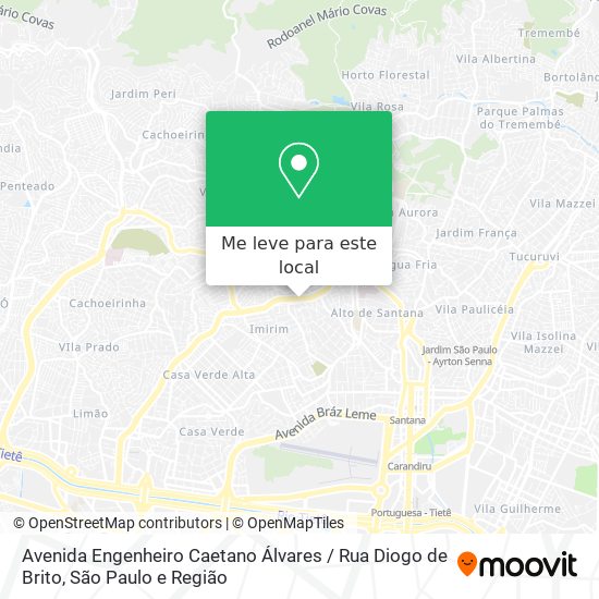 Avenida Engenheiro Caetano Álvares / Rua Diogo de Brito mapa