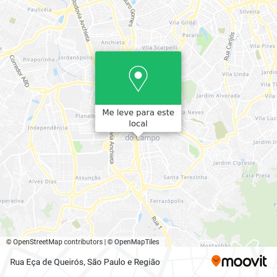 Rua Eça de Queirós mapa