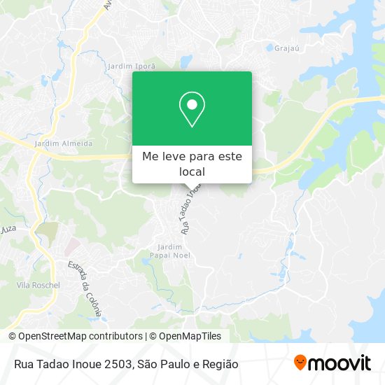 Rua Tadao Inoue 2503 mapa
