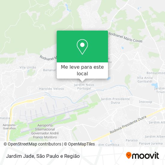 Jardim Jade mapa