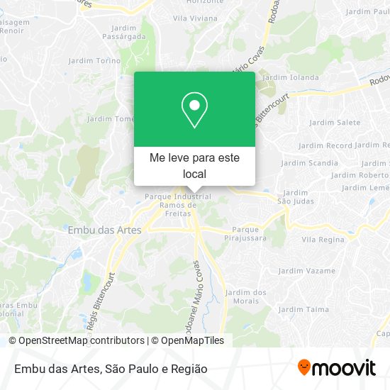 Embu das Artes mapa