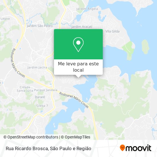 Rua Ricardo Brosca mapa