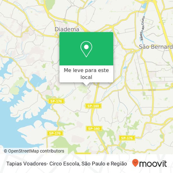 Tapias Voadores- Circo Escola mapa