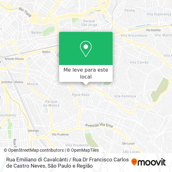 Rua Emiliano di Cavalcânti / Rua Dr Francisco Carlos de Castro Neves mapa