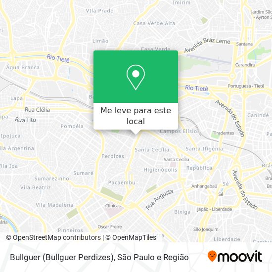 Bullguer (Bullguer Perdizes) mapa