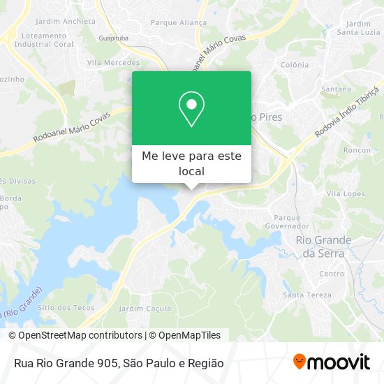 Rua Rio Grande 905 mapa