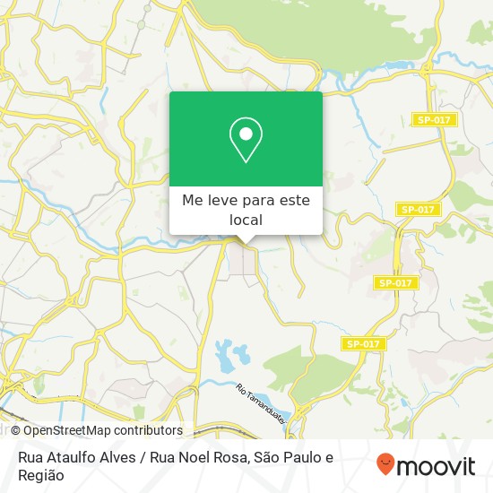 Rua Ataulfo Alves / Rua Noel Rosa mapa