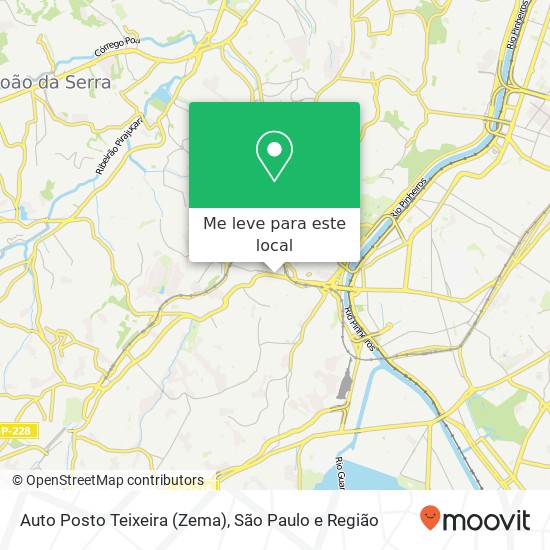 Auto Posto Teixeira (Zema) mapa