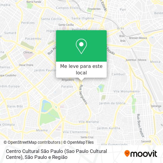 Centro Cultural São Paulo (Sao Paulo Cultural Centre) mapa