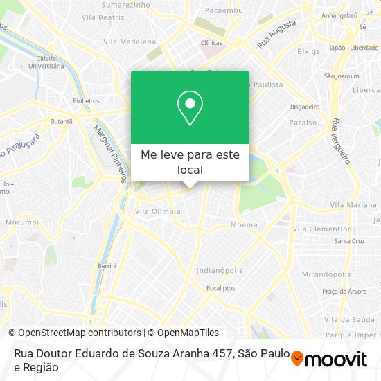 Rua Doutor Eduardo de Souza Aranha 457 mapa