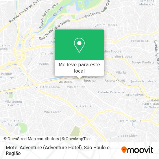 Motel Adventure (Adventure Hotel) mapa