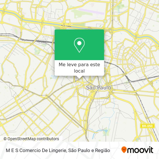 M E S Comercio De Lingerie mapa